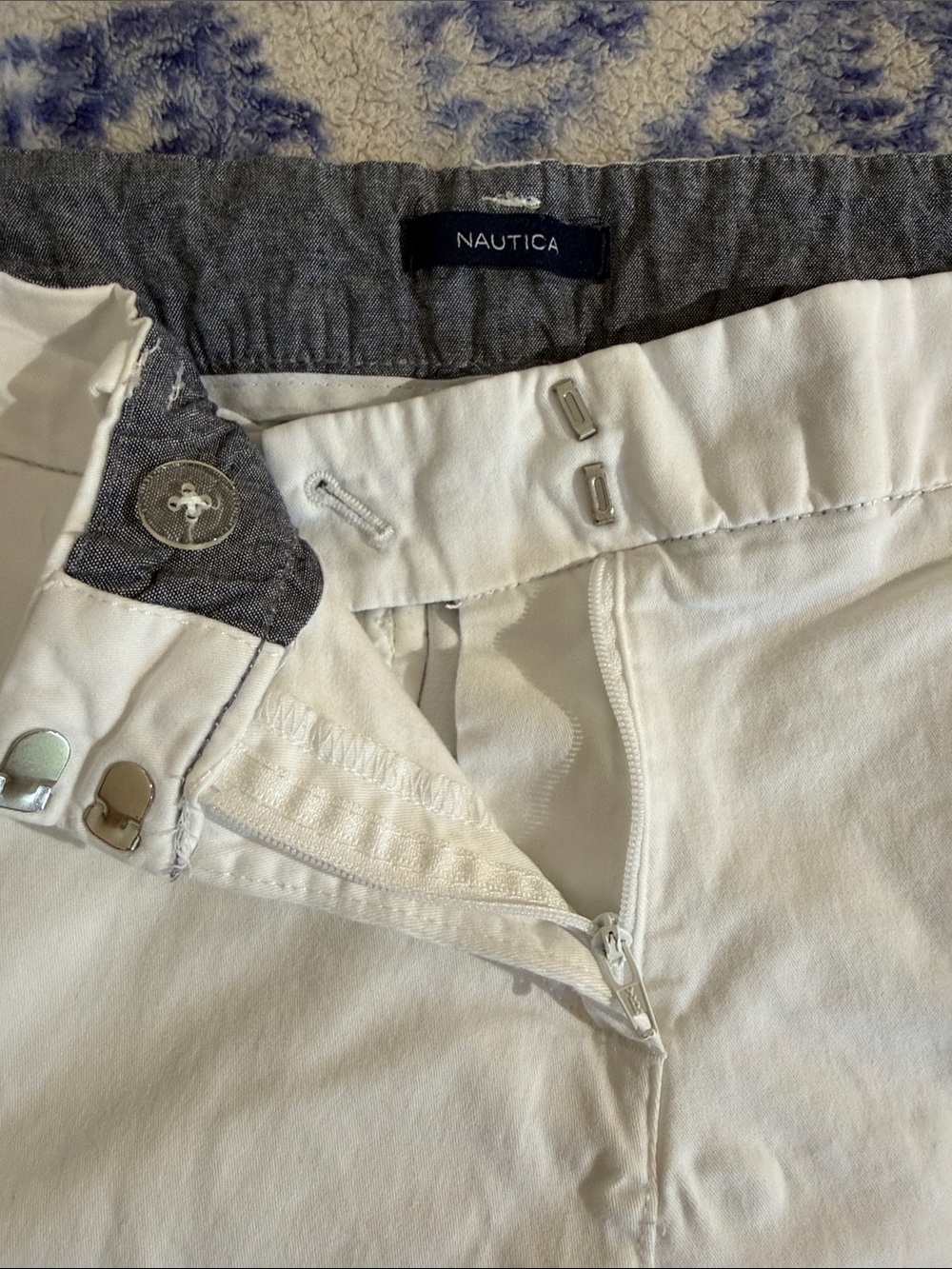 Nautica White Women's Bermuda Shorts - Picture 2 of 3